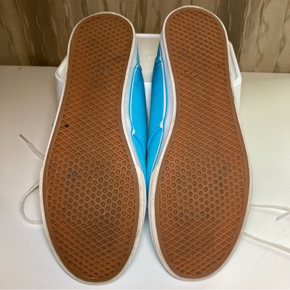 Vans Authentic Era Blue Women's 8 Skate Shoes Blue Low Top Lace Up Canvas - Picture 8 of 14